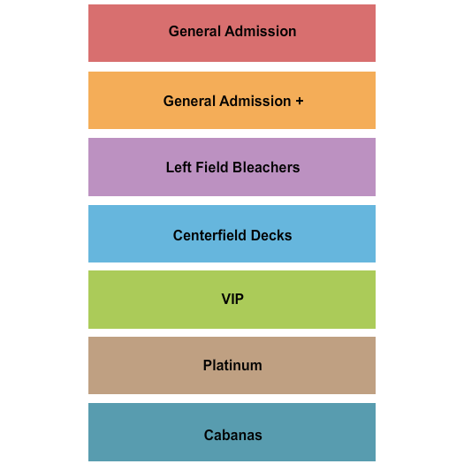 Tempe Beach Park Beck Seating Chart